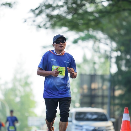 Race photo from BOGORUN 2026