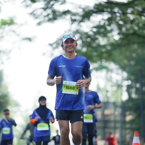 Race photo from BOGORUN 2026