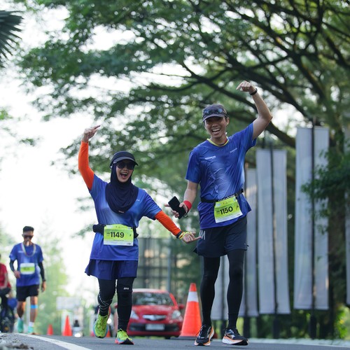 Race photo from BOGORUN 2026