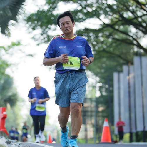 Race photo from BOGORUN 2026