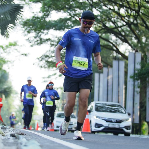 Race photo from BOGORUN 2026