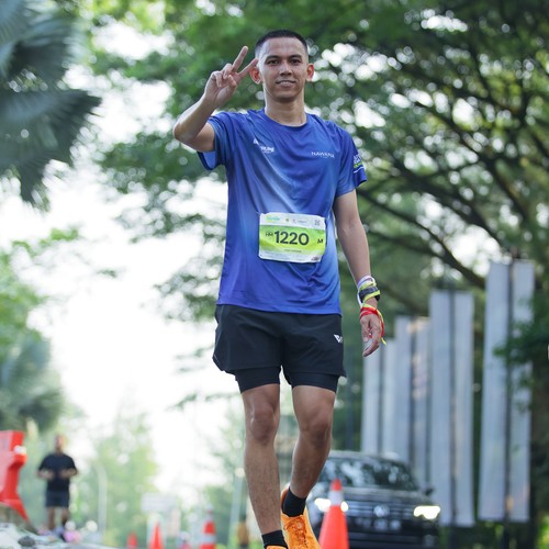 Race photo from BOGORUN 2026