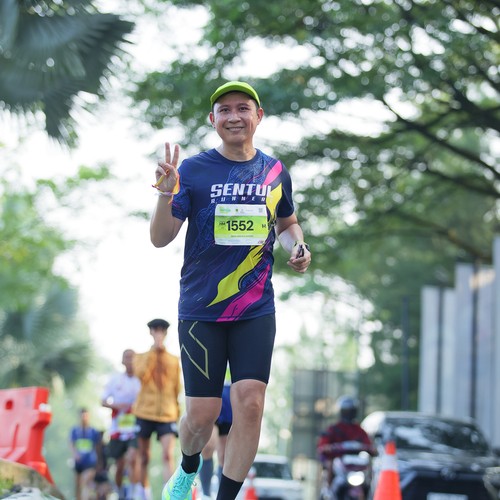 Race photo from BOGORUN 2026