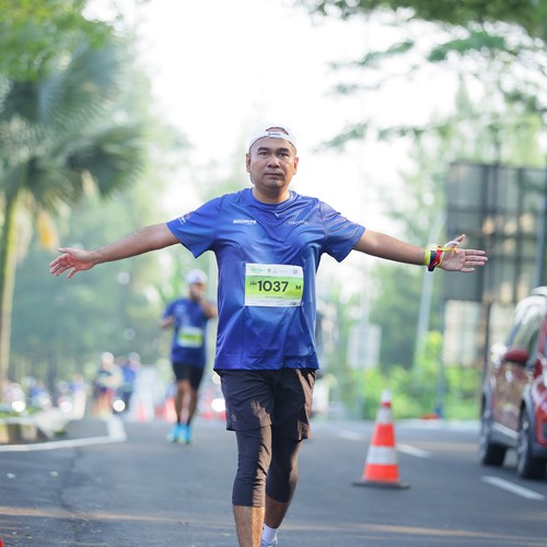 Race photo from BOGORUN 2026