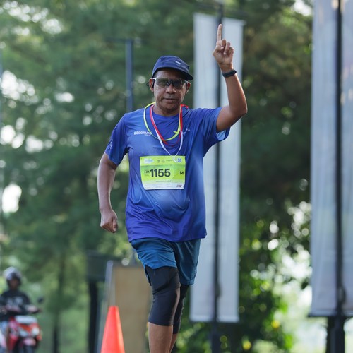 Race photo from BOGORUN 2026