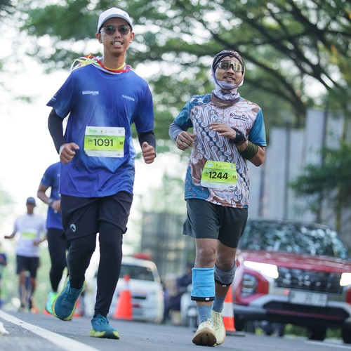 Race photo from BOGORUN 2026