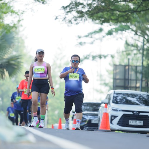 Race photo from BOGORUN 2026