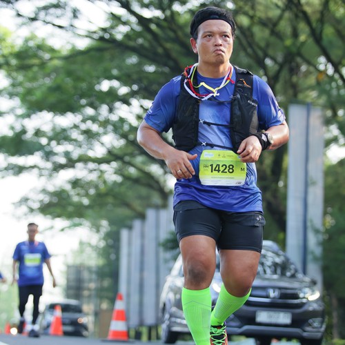 Race photo from BOGORUN 2026