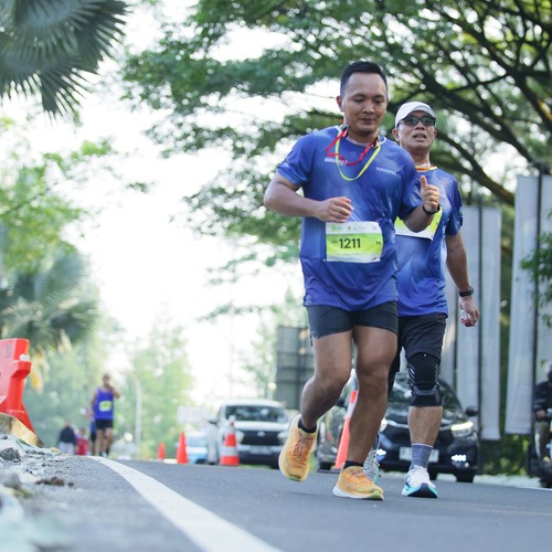 Race photo from BOGORUN 2026