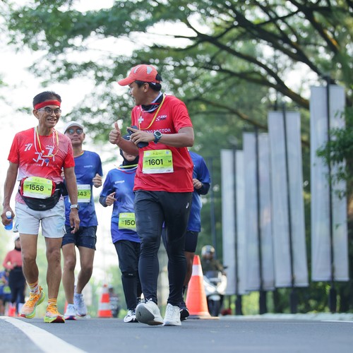 Race photo from BOGORUN 2026
