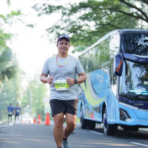 Race photo from BOGORUN 2026