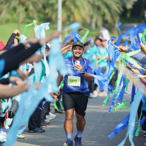 Race photo from BOGORUN 2026