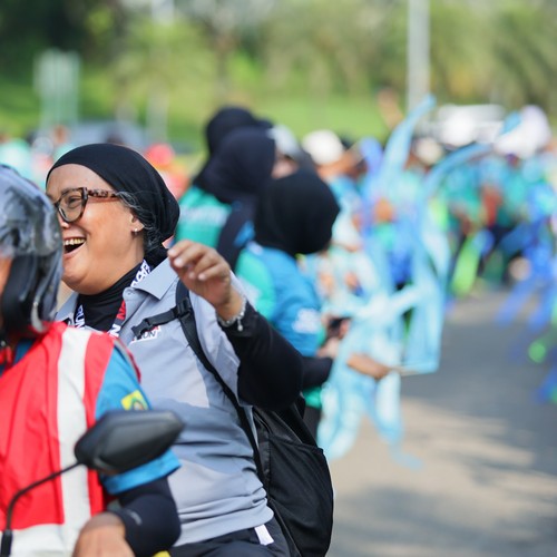 Race photo from BOGORUN 2026