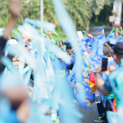 Race photo from BOGORUN 2026