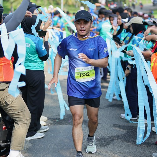 Race photo from BOGORUN 2026