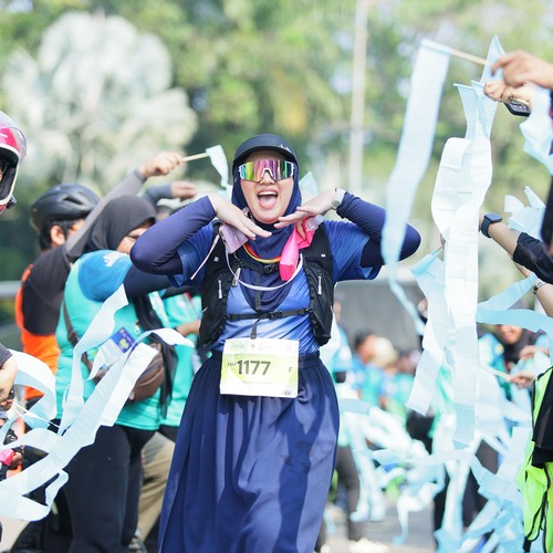 Race photo from BOGORUN 2026