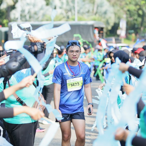 Race photo from BOGORUN 2026