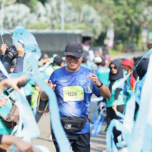 Race photo from BOGORUN 2026