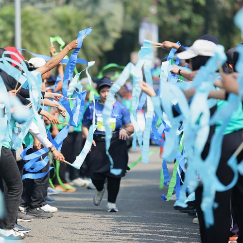 Race photo from BOGORUN 2026