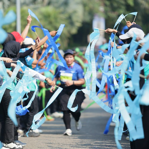 Race photo from BOGORUN 2026