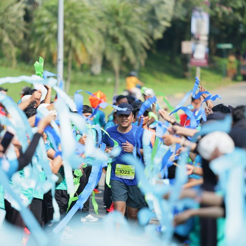 Race photo from BOGORUN 2026