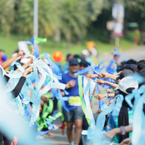 Race photo from BOGORUN 2026