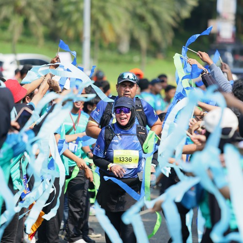 Race photo from BOGORUN 2026