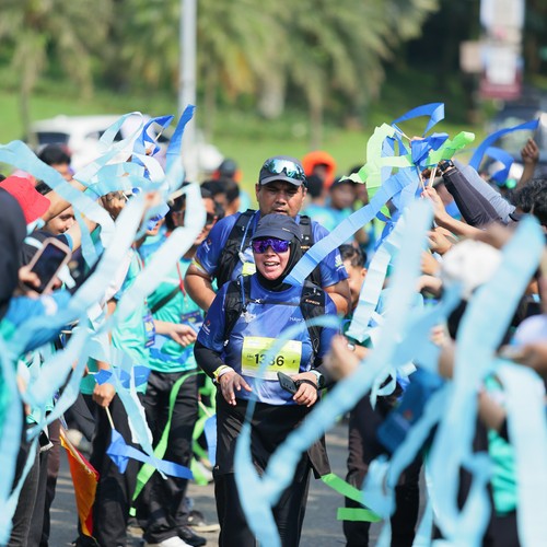 Race photo from BOGORUN 2026