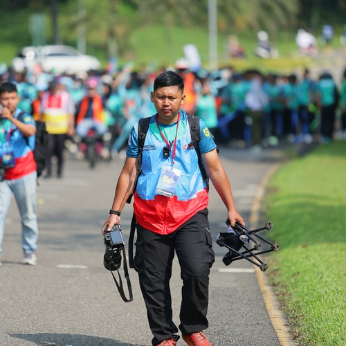 Race photo from BOGORUN 2026