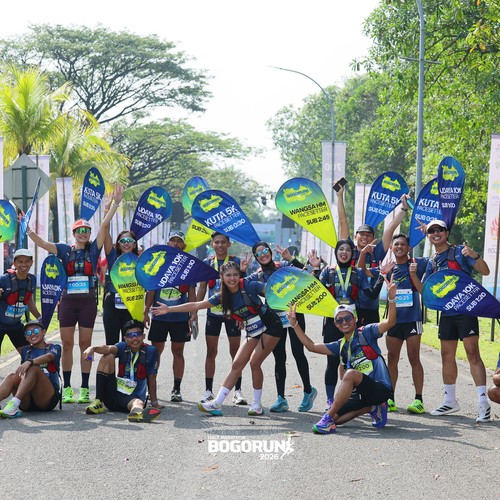 Race photo from BOGORUN 2026