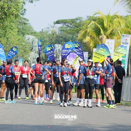 Race photo from BOGORUN 2026