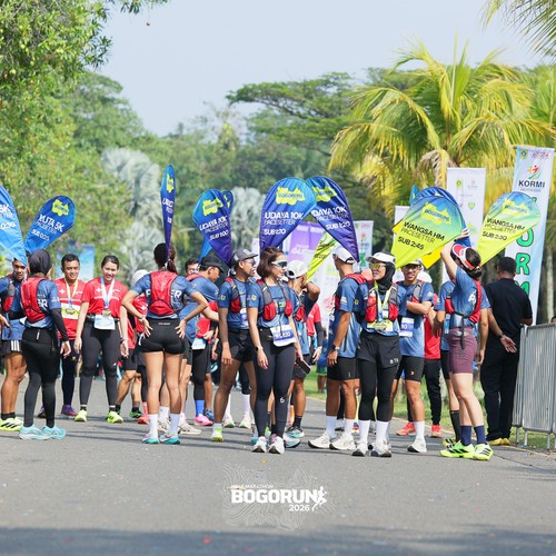 Race photo from BOGORUN 2026