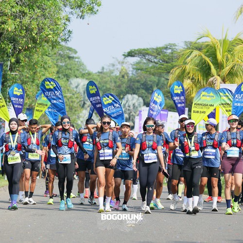 Race photo from BOGORUN 2026