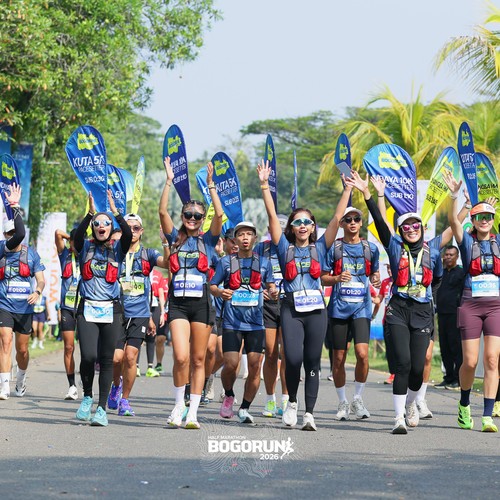 Race photo from BOGORUN 2026