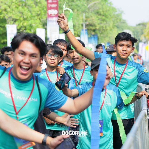 Race photo from BOGORUN 2026