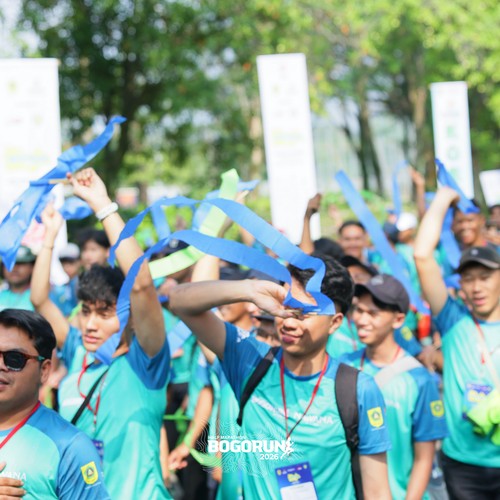 Race photo from BOGORUN 2026