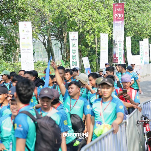 Race photo from BOGORUN 2026