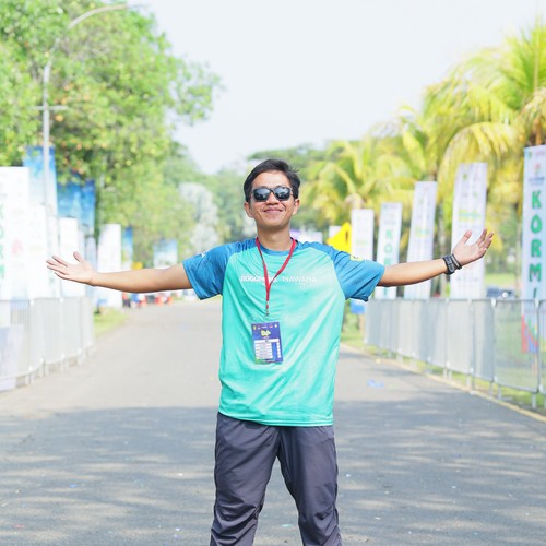 Race photo from BOGORUN 2026