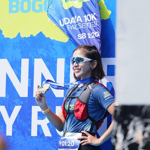 Race photo from BOGORUN 2026