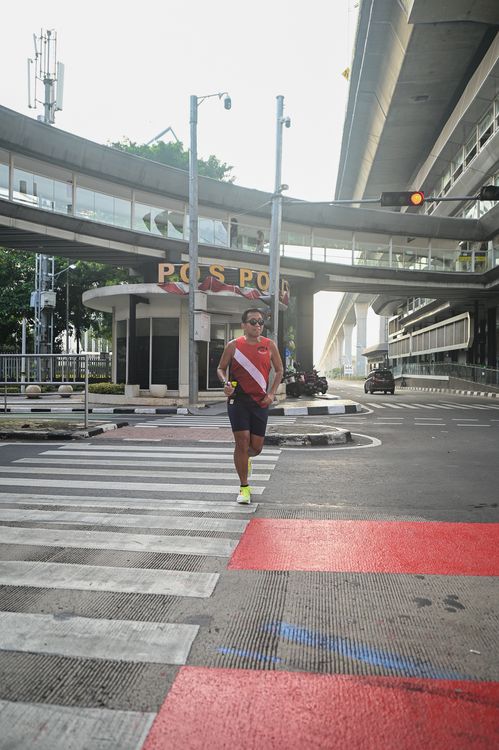 Race photo from Nu Skin Run 10K