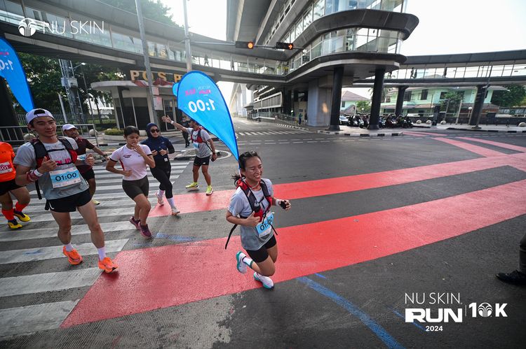 Race photo from Nu Skin Run 10K