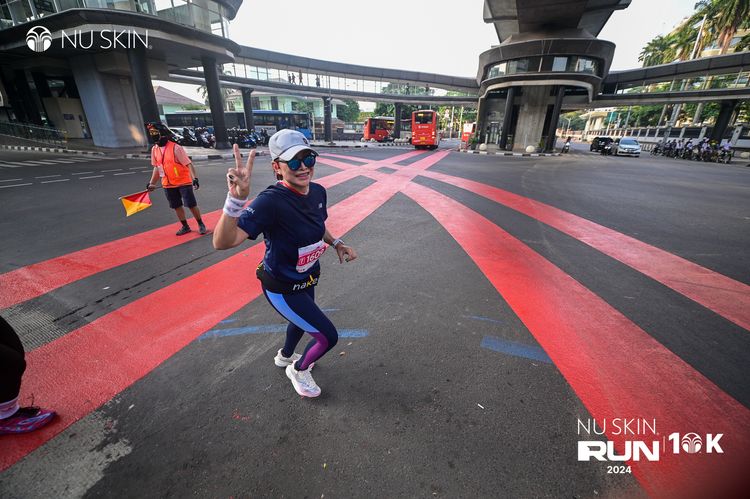 Race photo from Nu Skin Run 10K