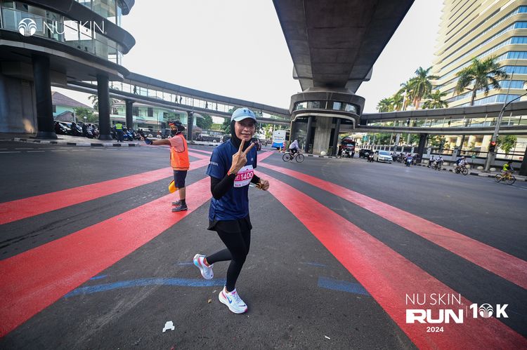 Race photo from Nu Skin Run 10K