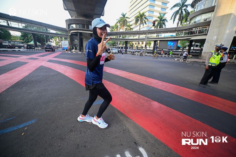 Race photo from Nu Skin Run 10K