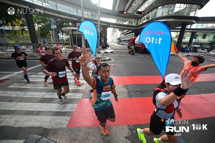 Race photo from Nu Skin Run 10K