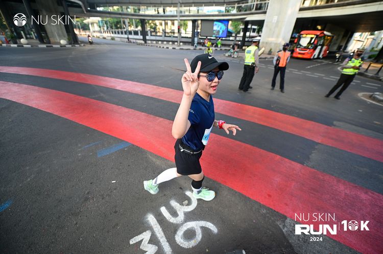 Race photo from Nu Skin Run 10K