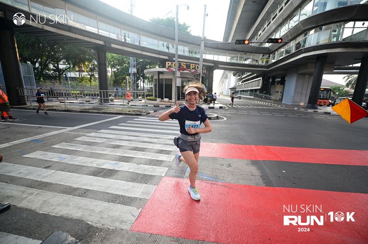 Race photo from Nu Skin Run 10K