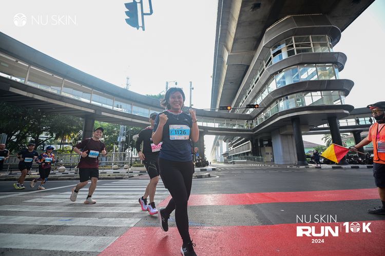Race photo from Nu Skin Run 10K