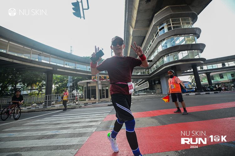 Race photo from Nu Skin Run 10K