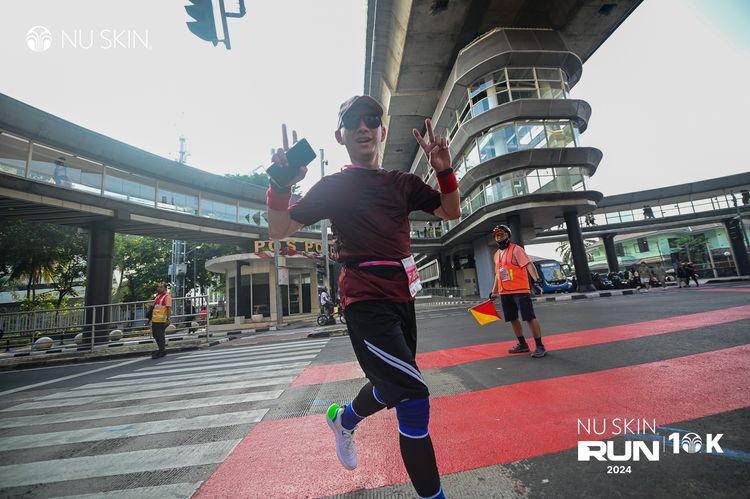 Race photo from Nu Skin Run 10K